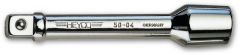 1/2''  Drive Extension Bar #50-04  OAL Length Size 125mm, Chrome Finish, Fully Polished, HEYCO (00050040083)