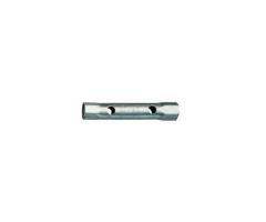 Socket Wrench Tubular Double-Ended #896, Metric Size 14 x 17mm, OAL Length Size 150mm, Lacquered, Nickel Plated, HEYCO (00896141750)