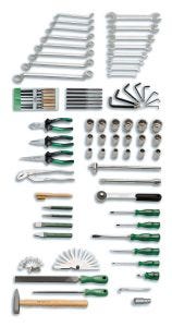 Set, Motor Mechanic Workshop And Maintenance In Tool Box #1002-910-M, 90 Pcs, HEYCO (01002910282)
