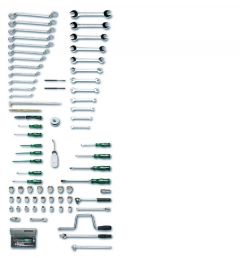 Set, Comprehensive Mechanics In Workshop Trolley #1128-942-M, 141 Pcs, HEYCO (01128942282)