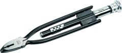 Plier, Wire Swiveling With Ratchet Function #1258-22, OAL Length Size 290mm, Chrome Finish, HEYCO (01258022500)