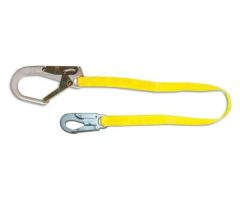 Lanyard, Non Shock Absorbing, Single Leg, 4', Scaffold Hook, GUARDIAN (01261)
