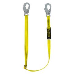 Lanyard, Internal Shock Absorbing, Single Leg, 4.5' to 6', Scaffold Hook, GUARDIAN (01280)