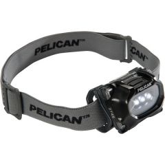 Headlight LED 2745, Black, Ex-proof, Lumen 33/17, 3-AAA, Class I, Div 1/IECEx ia, PELICAN (027450-0103-110)