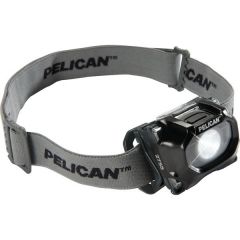 Headlamp, 2755 LED, Black, 3AAA, Class I Div 1/IECEx ia, Lumen 118/60, PELICAN (027550-0103-110)