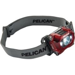 Headlight LED 2760, Red, 3-AAA Cells, Lumens 289/156/97/42, PELICAN (027600-0102-170)