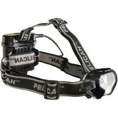 Headlamp LED 4-AA, 2785, Black,  Lumens 215/106/22, Safety Certified - Class I, Division 1, IECEx ia, PELICAN (027850-0000-110)