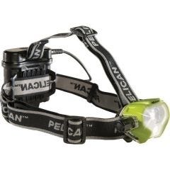 Headlamp LED 4-AA, 2785, Yellow,Lumens 215, Safety Certified - Class I, Division 1, IECEx ia, PELICAN (027850-0000-245)