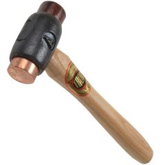 Mallet Copper/Rawhide Iron, Wood Handle, Head Weight 2380 gm, size 4, 50 mm Diameter. THOR 03-216)