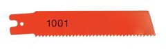 Blade Double Shank, 6'' L x 1'' W x .060'' T x 8TPI x 5 pcs/pkg. Extra-thick Blade for 90 deg. cutting with a pipe clamp. CS UNITEC (1001)