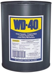 Lubricant -50 Deg F to 300 Degrees F, 5 gallon (18litres) Pail, WD40 (10117)