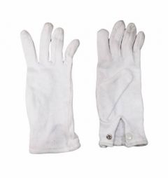Glove Cotton White with Button, Size: L, CFC SAFETY (101412)