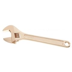 Wrench Adjustable Non-Sparking 46mm OAL 375mm, Anti Magnetic Copper Beryllium Alloy, FACOM (113A.15SR)