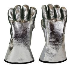 Glove, Aluminized Kevlar 19oz, 14" L, 2000deg F radiant heat, Good abrasion resistance CPA #234-AKV. CFC SAFETY (114211)