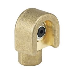 Coupler G 1/8" female For Button Head Grease Nipples M1, T1, T1/B,  Pull Type, Brass, Chrome Plated. PRESSOL (12062-125)