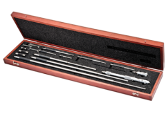 Inside Micrometer Rod Solid  With Case, Range (mm): 50-800mm, Graduations (mm): 0.01mm, Accuracy (mm): Lead accuracy +/-.003mm per 25mm, STARRETT (124MDZ)