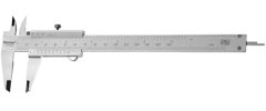 Caliper Vernier Range 150mm / 6" - Graduation 0.05mm / 1/128", Hardened stainless steel depth rod. STARRETT (125MEB-6/150)