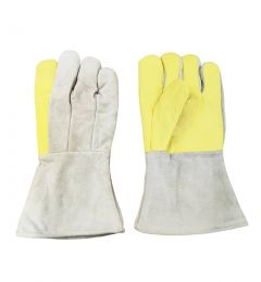 Glove Heat Resistance 14'', Leather with Kevlar Reinforced Palms Abrasion and Cut Protection, CFC (131354)