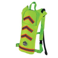 Hydration Pack, Chill-Its #5155HV Low ProFile Camel Hydration Series Pack 2 Liter Color: Hi-Vis Lime, ERGODYNE (13156)