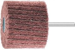 Flap Wheel Mounted Polinox PNZ, Aluminium Oxide, 80mm D x 50 mm T x 6 mm Shank x G100, PFERD (PNZ8050/6AG100)