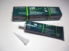 Dow Corning Silicone Sealant Black RTV732 x 139ML, DOW CORNING (163202)