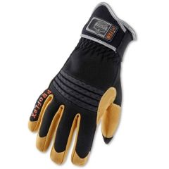 Glove ProFlex #750 Trades Series, At-Heights Construction Gloves Size: L, Color: Black & Tan, ERGODYNE (16444)