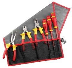 Set, Plier Electricians 10 Pcs, Supplied In Roll Set N.38A-6F, FACOM (184.J5VE)
