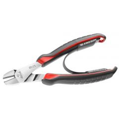 Cutter, Diagonal Chrome Ergonomic Grip with Return Spring 180mm, FACOM (192A.18CPE)