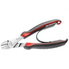 Cutter, Diagonal Chrome Ergonomic Grip with Return Spring OAL 160mm, FACOM (192A.16CPE)