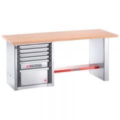 Workbench, Heavy Duty 2 Meter With 6 Drawer, FACOM (2000.AB1M3)