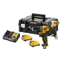 Combo Kit, Cordless, 12V, Hammer Drill Driver 10mm + Impact Driver, Brushless, Packed in Clear Box c/w 2x 3.0ah Batt, 1x Charger 220V, DEWALT (DCK2111L2T-B1)
