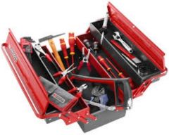 Set, Tool Electricity Metric CM.E15 With 5 Compartment Tool Box BT.11A, FACOM (2050.E15)