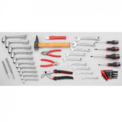 Set, Tool Mechanical Engineering  CM.LT3 With 2 Compartment Toolbox BT.6A, FACOM (2060.LT3)