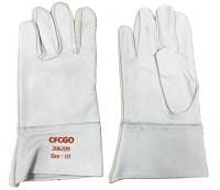 CFCGO Glove Argon White, Soft, Sheep Skin 26.5cm OAL, Size 10 (M), CFC SAFETY (206209)