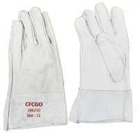 CFCGO Glove Argon White, Soft, Sheep Skin 26.5cm OAL, Size 11 (L), CFC SAFETY (206210)