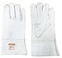 CFCGO Glove Argon White, Soft, Sheep Skin 26.5cm OAL, Size 12 (XL), CFC SAFETY (206211)