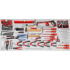 Set, Tool Electricity Metric CM.E18 With 5 Compartment Tool Box BT.13A, FACOM (2070.E18)