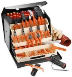 Set, Tool Insulated Electricians Tool Kit 41 Pcs 425 x 215 x 320, FACOM (2184C.VSE)