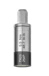 Torque Adapter 1/4" Hex Male for Screwdriver, 5.5 NM x 3pcs/box (GREY RING) Accu +/-10%, SLOKY (0-TPK-A25-5.5)