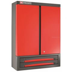 Shutter Storage Cabinet Wall Unit With 2 Drawer H1000mm [2202XLPB ], FACOM (2202XL)