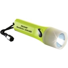 Flashlight 2410PL PL Shroud, Yellow, 4AA Cells, Lumens 183, Ex-Proof, PELICAN (2410-014-247)