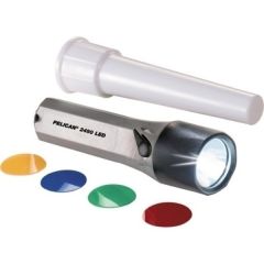 Flashlight 2490B Stealthlite LED Wand Grey, 4AA Cells, Lumens 64, PELICAN (2490-000-180)