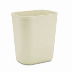 Bin, Fire Resistant 14 Qt,  28.3 x 21.0 x 31.1cm, Light Beige, RUBBERMAID (01-2541-LBEI)