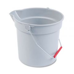 Bucket, Brute Round 14 Qt, 30.5 x 28.6cm, Gray, RUBBERMAID (01-2614-GRA)