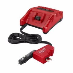 Battery Charger, 18V, 110V C/W Wall And Vehicle Plug. MILWAUKEE (2710-20)