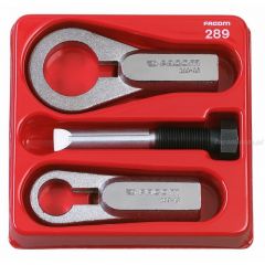 Set, Nut Splitter 2 Pcs, For Sizes M2 To M8 And M10 To M16, Supplied With Plastic Tray PL.173, FACOM (289)