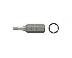 Screwdriver Insert Bit, Hex Socket Head Bit, 1/4'' Hex Insert, 1'' OAL, Drive Size: 7/64'', PAN AMERICAN TOOLS (29-609X)