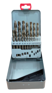 Drill Bit Set, HSCO/Cobalt Jobber, 1-10mm x 0.5mm, 19pcs, HUNTER (2929193)