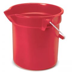 Bucket, Brute Round 10 Qt, 26.7 x 26cm, Red, RUBBERMAID (01-2963-RED)