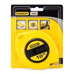 Tape Measure, Long Steel 10M With Closed Reel, Polymer Coated Blade, STANLEY (34-102N-20)